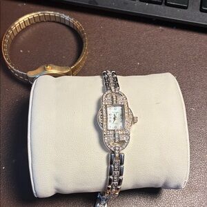 Elegant Silver and Gold Women's Watch 7 inch working